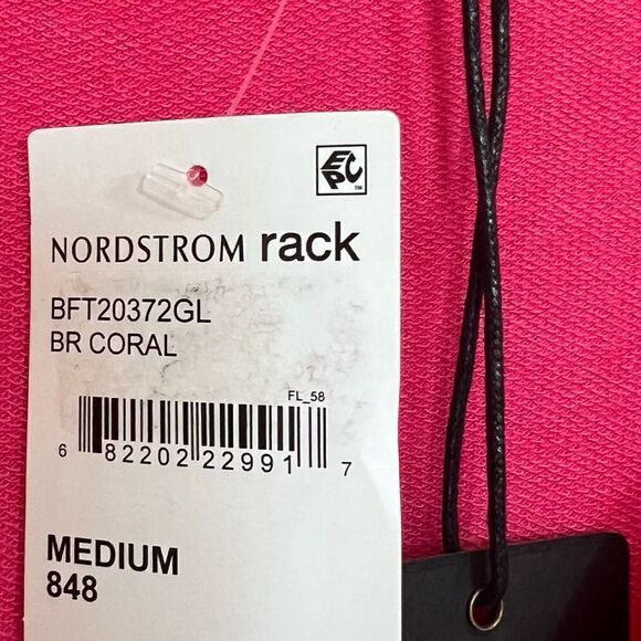 Gibson Look V-Neck Ruched Sleeve Top In Bright Coral - Picture 7 of 8